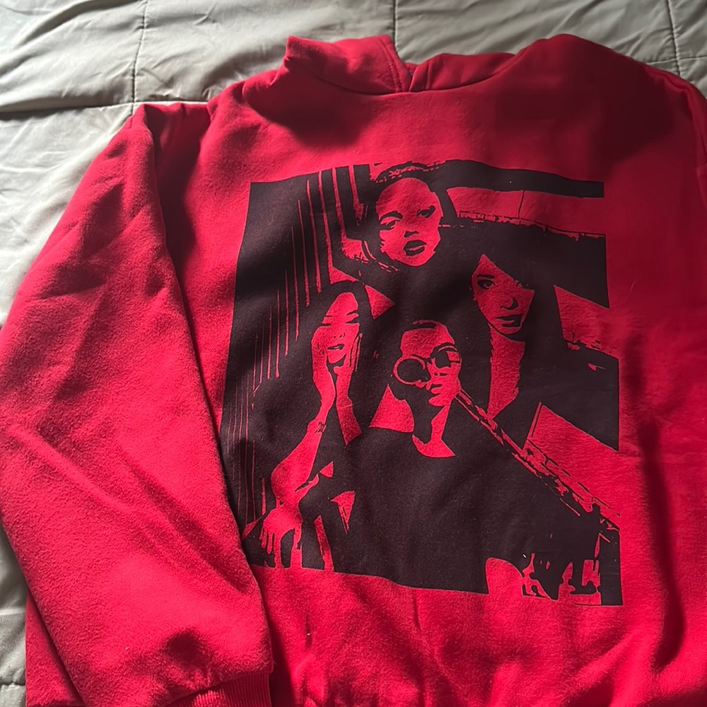 Womens sweatshirt red